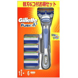 P&G ジレット フュージョンマニュアル5Bホルダー付 カミソリ 4902430884679