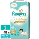 P&G パンパース おむつ パンツ 肌へのいちばんパンツ スーパージャンボ M はいはい(5-10kg) 48枚 4987176203175