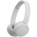 SONY 【最短当日出荷 送料無料 ドコモセレクト商品】ワイヤレスヘッドホン WH-CH520 ホワイト ソニー 軽量 最大50時間再生 クイック充電 ASO79541