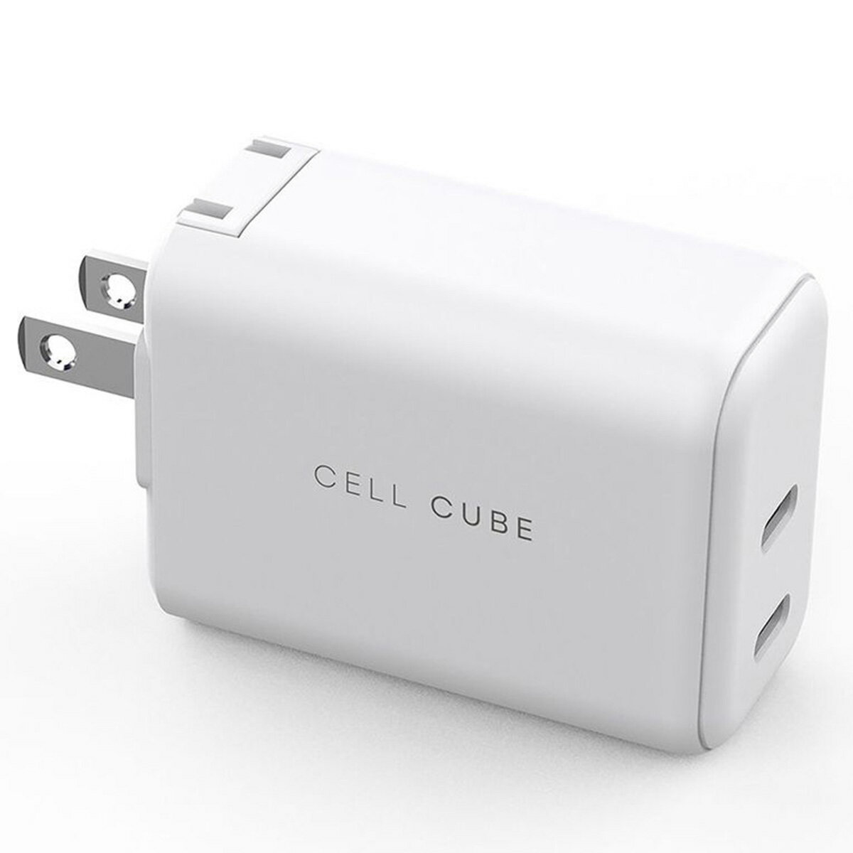 docomo select Type-C 2ポート充電器 最大合計65W ホワイト 急速充電