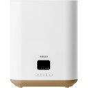 山善 スチームファン式加湿器 湿度センサー搭載 上部給水 タンク容量4L 最大加湿量500ml KSF-GB401-W