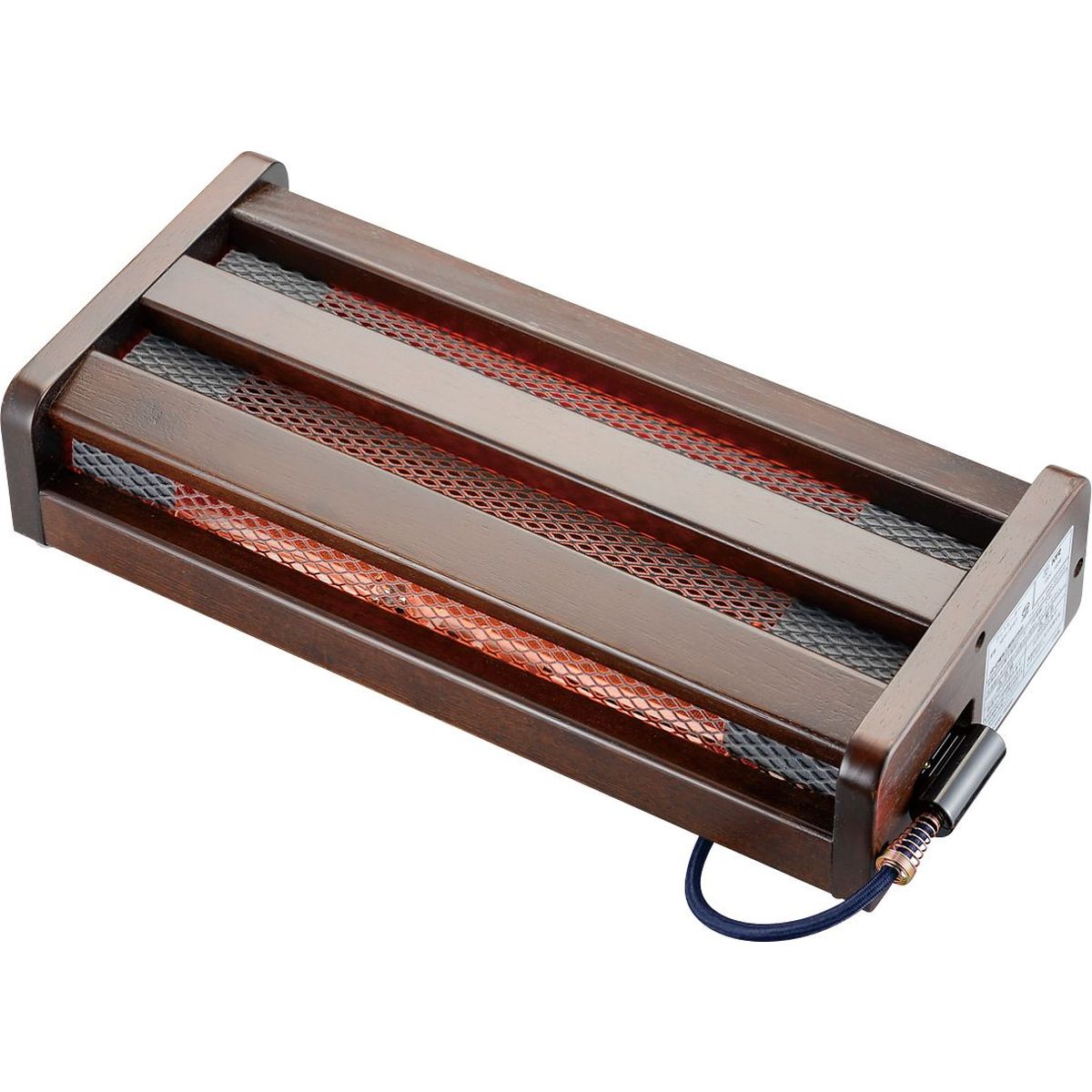 メトロ フットヒーター ハロゲンヒーター 180W 自動オフタイマー 手元コントローラー 木枠 足元暖房 足温器 電気あんか MFH-181ET-DA