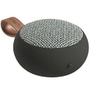KREAFUNK(クレアファンク) 【在庫限り特価】Bluetooth対応ワイヤレススピーカー aGO II Fabric BLACK ブラック 防水 IPX5 最大10時間連続再生 北欧デザイン オシャレ KF-0201