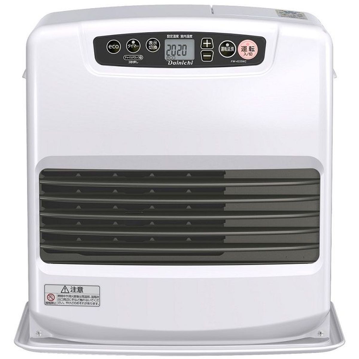 【ブラックフライデー開催中】 ダイニチ工業 家庭用石油ファンヒーター NCタイプ【木造(戸建)11畳/コンクリート(集合)15畳】タンク容量5L ムーンホワイト FW-4225NC-W