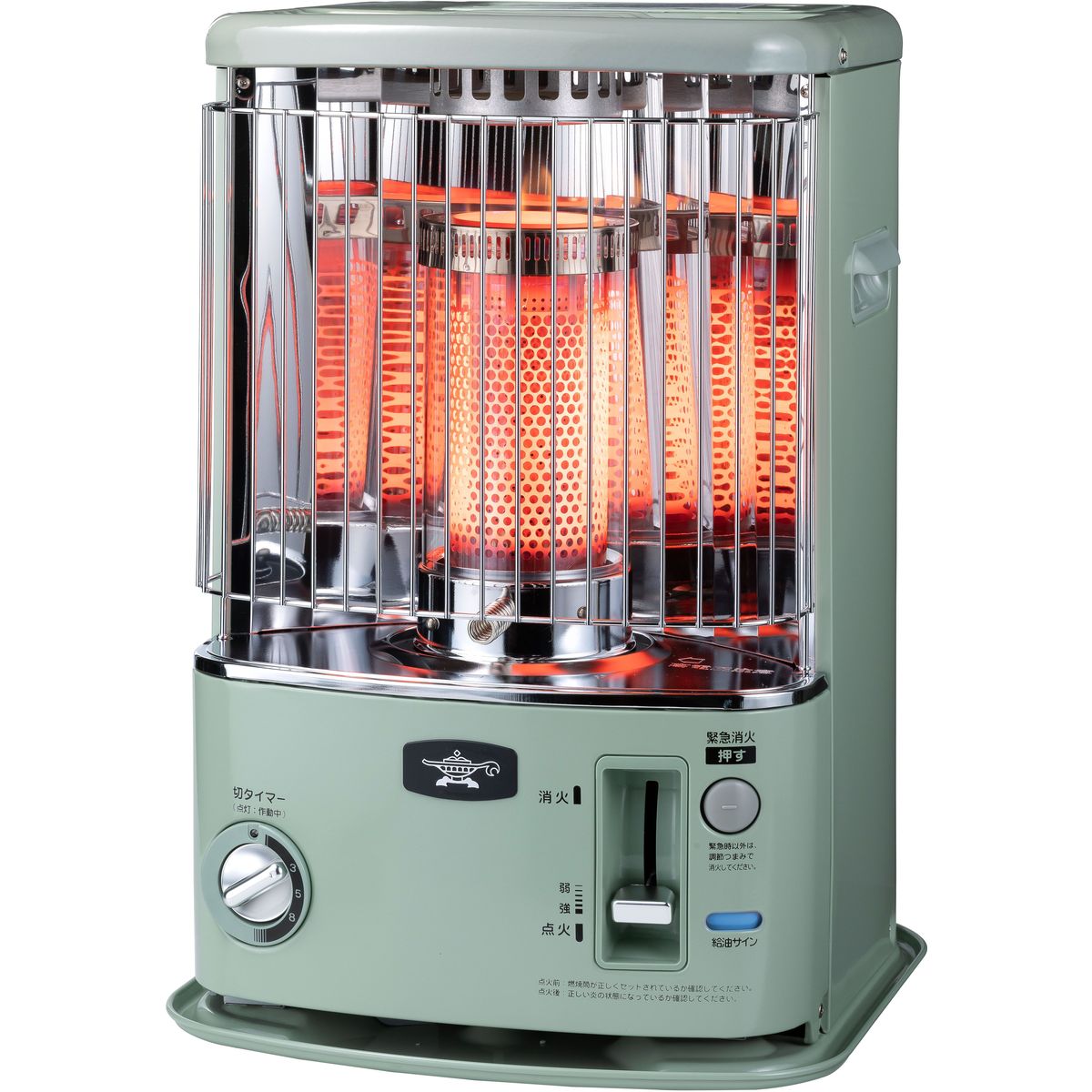 アラジン 石油ストーブ タイマー付き グリーン CAP-U2803-G