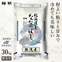 ○【令和5年産 米の食味ランキング 特A受賞】無洗米 北海道産 ななつぼし 30kg(5kg×6袋) 精米仕立て 最短当日出荷 送料無料