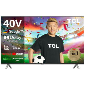 TCL 40V型液晶スマートテレビ 地デジ/BS/CS GoogleTV搭載/フルハイビジョン/YouTube/ ネットフリックス/ Wi-Fi内蔵/クロームキャスト機能内蔵 40S5402