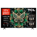 TCL C6K 55型4K対応液晶テレビ MiniLED/量子ドット/高輝度HDR/倍速/ 144MHz/GoogleTV搭載/YouTube/ Netflix/ 144MHz【配送のみ 設置なし 軒先渡し】 55C6K