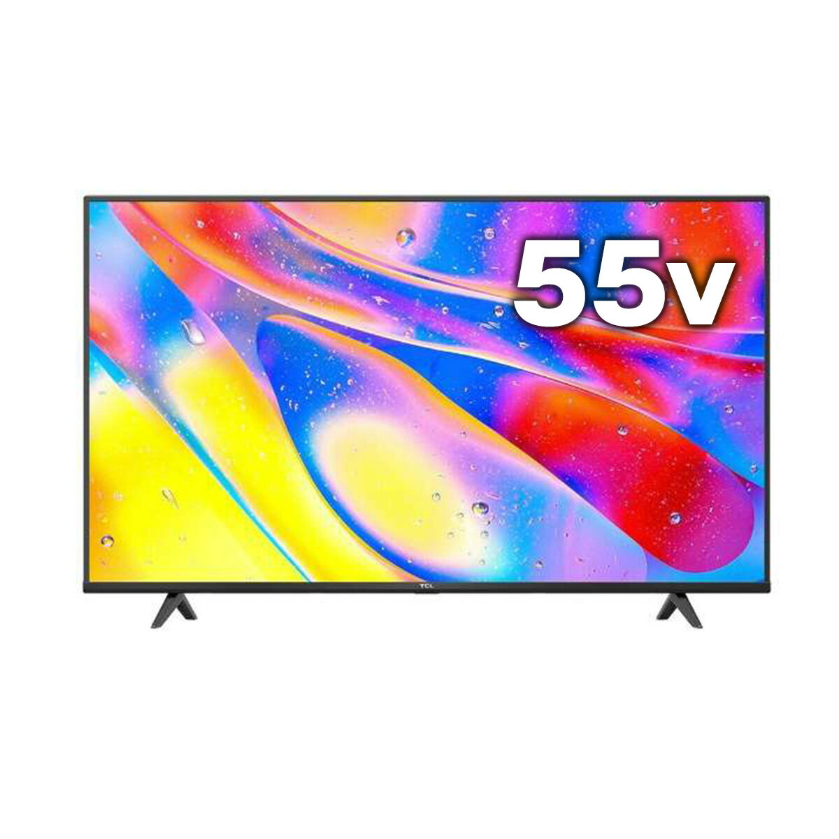 TCL P615 55型4K対応液晶テレビ 4KBS/CSチューナー内蔵/Android TV搭載/YouTube/ ネットフリックス/ Wi-Fi内蔵【配送のみ 設置なし 軒先渡し】 55P615のサムネイル
