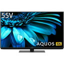 SHARP V[v 4K AQUOS ter 55V^ ᔽ˃pl Dolby Atmos(R) Google TV WiFi6 yẑ ݒuȂ nz 4T-C55EL1