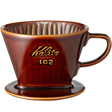 Kalita 陶器製コーヒードリッパー 102-ロト ブラウン 02003のサムネイル