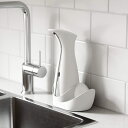 Umbra オートソープディスペンサー 自動センサーポンプ ソープポンプ ホワイト スポンジキャディ付き 250ml OTTO 21016851910