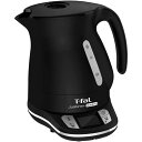 ティファール T-fal 電気ケトル 1.2L 温度調節 7段階 ジャスティン コントロール ブラック 保温 自動電源オフ 空だき防止 KO7558JP