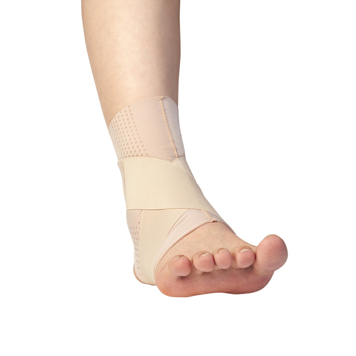 アルファックス お医者さんの足首サポーター ピタ肌 ベージュM 日本製 433057