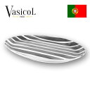 VASICOL MARIA スモールオーバルトレイ ラージストライプ 皿 食器 ポルトガル製 テラコッタ 陶器 K673LS