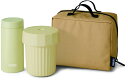 サーモス THERMOS ヌードルコンテナー ベージュ 0.36L ランチ 保温 保冷 ポーチ付キ JEC-1000-BE