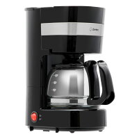 ドリテック コーヒーメーカー リリカフェ 紙フィルターなしでもOK 1~4杯分抽出可能 CM-101BK