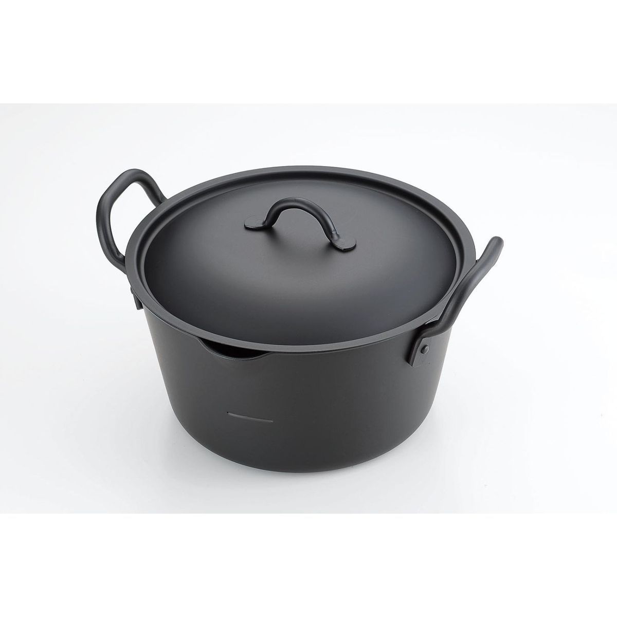 サミット工業 鉄 たっぷり深型揚鍋 20cm (蓋付) ガス火対応 IH対応 287