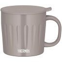 サーモス THERMOS 真空断熱マグカップ グレージュ 0.45L コップ フタ付き 保冷 保温 食洗機対応 JTA-450_GG