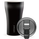STTOKE ストーク タンブラー Gサイズ 470ml リュクスブラック フタ付き 保温 保冷 コーヒー お茶 カップ 水筒 9.35548E+12