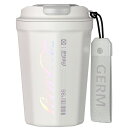 GERM コカ・コーラ コラボ コーヒー タンブラー 390ml オーロラホワイト ストロー付き ステンレス 保温 保冷 持ち運び 水筒 ボトル GM121B1...