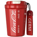 GERM コカ・コーラ コラボ コーヒー タンブラー 390ml レッド ストロー付き ステンレス 保温 保冷 持ち運び 水筒 ボトル GM119B30739