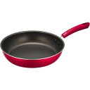 マイヤージャパン MAYER フライパン 28cm 「シルバーストーン スタンダード」 ガス火・IH対応 レッド アルミニウム 軽量 SLS-P28HK