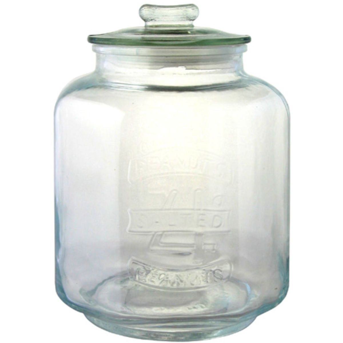 リビング ガラス瓶 キャニスター アンティーク クッキージャー 5L 保存容器 70469