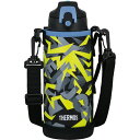 サーモス THERMOS 真空断熱2ウェイボトル ブラックイエロー 800ml 水筒 食洗機対応 FJJ-802WF-BKY