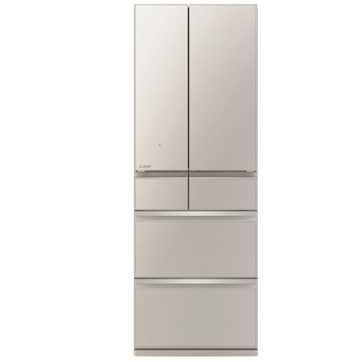 三菱電機 WZシリーズ 6ドア冷蔵庫547L 中だけひろびろ大容量 グレイングレージュ（フレンチドア）【大型商品（設置工事可）】 MR-WZ55H-Cのサムネイル
