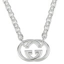 グッチ ネックレス（レディース） GUCCI(グッチ) ユニセックス ネックレス シルバー SILVER インターロッキングG 190489-J84008106-NEW