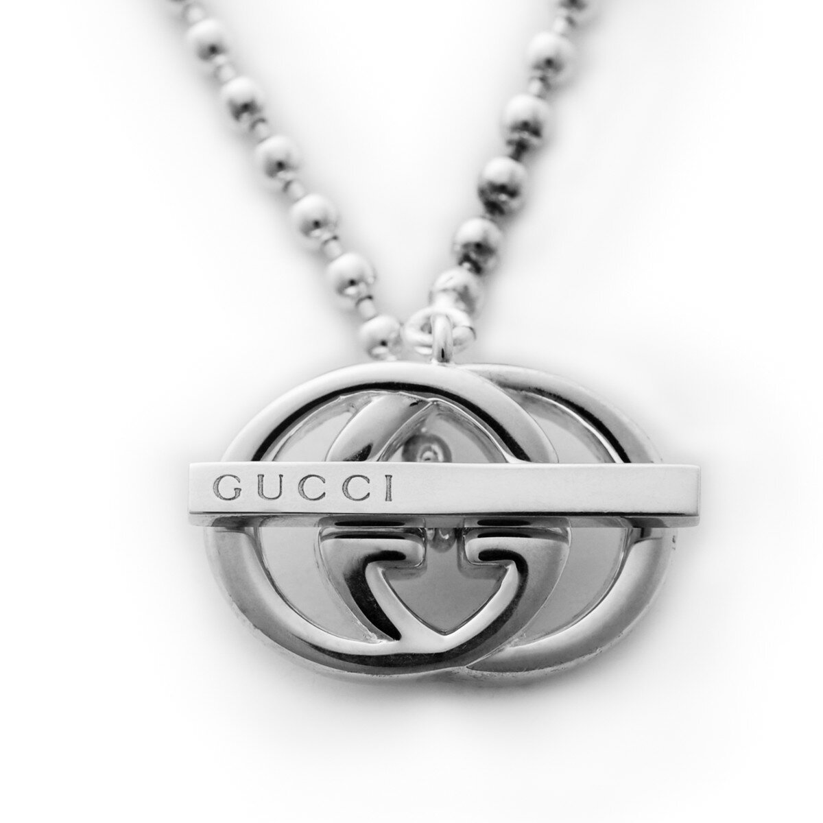 グッチ ネックレス（レディース） GUCCI(グッチ) ユニセックス ネックレス シルバー SILVER インターロッキングG 216435-J84008106-XX