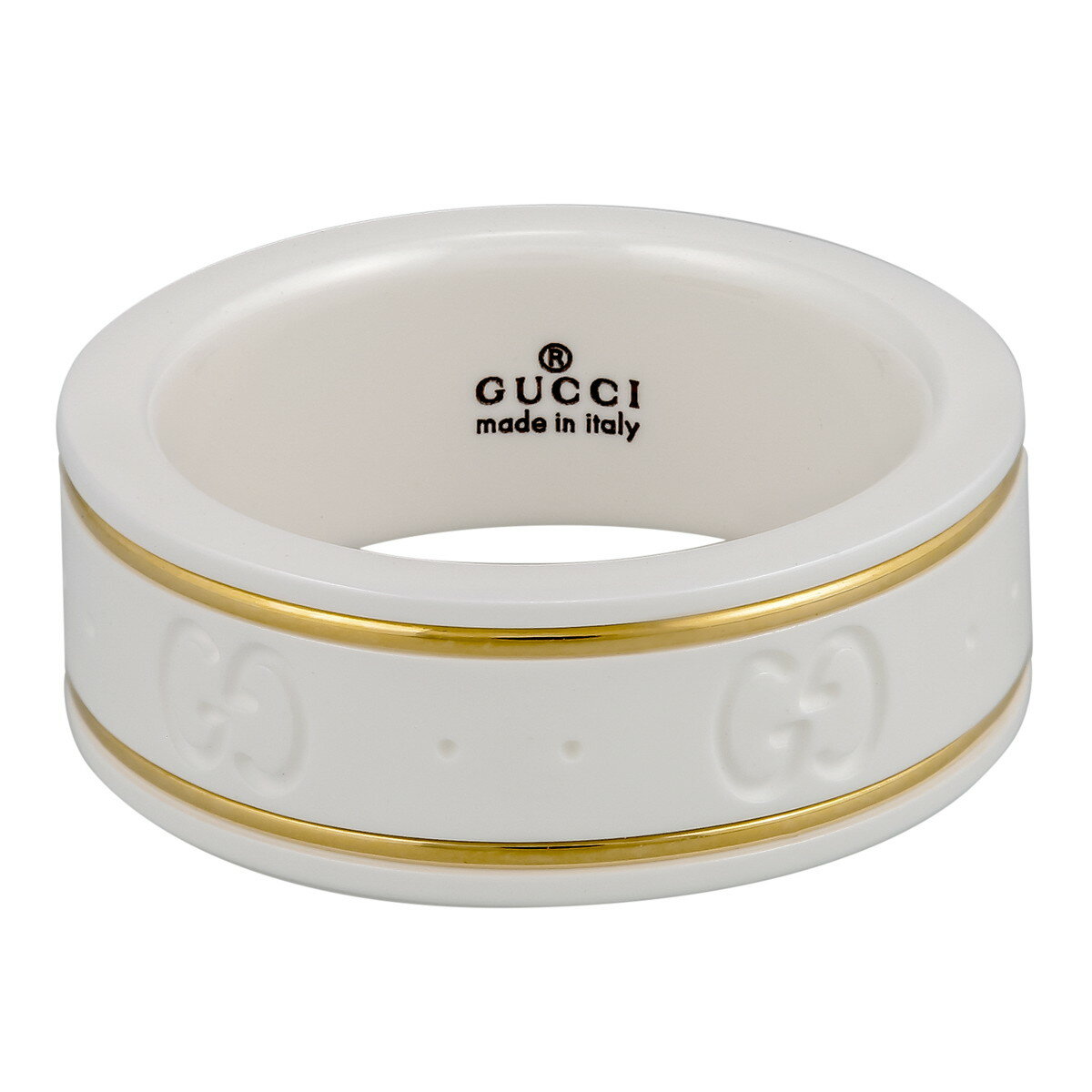 GUCCI(グッチ) メンズ リング ジルコニア WHITE 325964-J85V58062-17