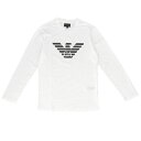EMPORIOARMANI メンズ 半袖Tシャツ Mホワイト 8N1TN8-1JPZZ-0147