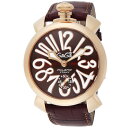 GaGa MILANO 腕時計 メンズ MANUALE48MM ブラウン 5011.01S-BRW