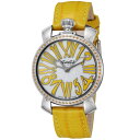 GaGa MILANO 腕時計 レディース MANUALE35MMSTONES ホワイト 6025.06