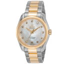 OMEGA 腕時計 レディース シーマスターアクアテラ ホワイトパール 231.20.39.21.55.004