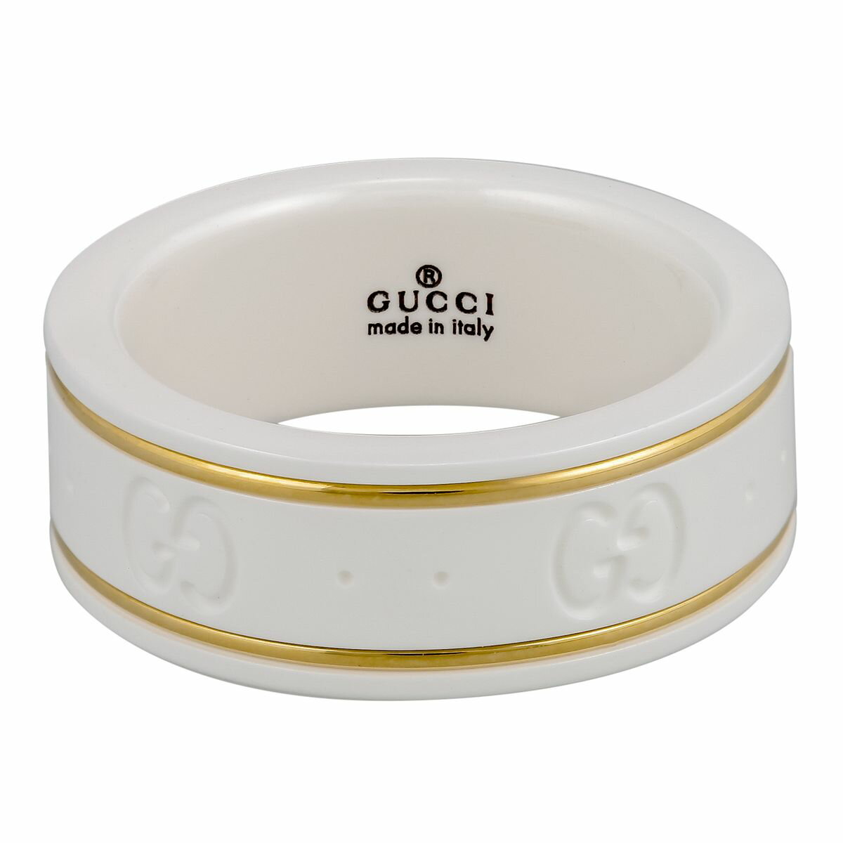 GUCCI(グッチ) メンズ リング ホワイト 325964-J85V5