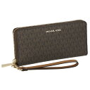 MICHAEL KORS(マイケルコース) ユニセックス 長財布(ラウンドファスナー) ブラウン 32F1GJ6E7B