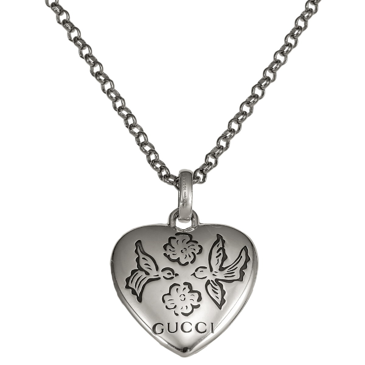 GUCCI グッチ ユニセックス ネックレス シルバー 455542-J8400-0701