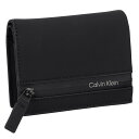 カルバン・クライン 二つ折り財布 メンズ Calvin Klein(カルバンクライン) メンズ 二ツ折リ財布 ブラック K50K510895BAX