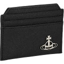 Vivienne Westwood(ヴィヴィアン・ウエストウッド) ユニセックス カードケース ブラック51110022BLK