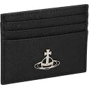 Vivienne Westwood(ヴィヴィアン・ウエストウッド) ユニセックス カードケース ブラック51120004BLK