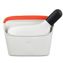 OXO オクソー コンパクトダストパン&ブラシセット オレンジ 1334280