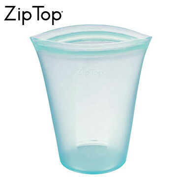 ジップトップ ZipTop シリコン製保存容器 カップ L 710ml 食洗機対応 ティール