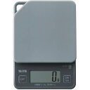 タニタ シンプルシリーズ デジタルクッキングスケール2kg ダークグレー KJ-P21-DG