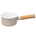 野田琺瑯 クルール ミルクパン 12cm ベージュ CL-12M-BE