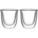Bialetti Japan株式会社 ダブルウォールグラス フィレンツェ 80ml 2個セット DBW013