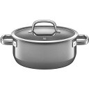 WMF フュージョンテック ミネラル ローキャセロール24cm プラチナム W0514685290