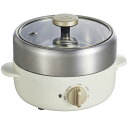 BRUNO株式会社 コンパクトマルチグリルポット ホワイト BOE115-WH